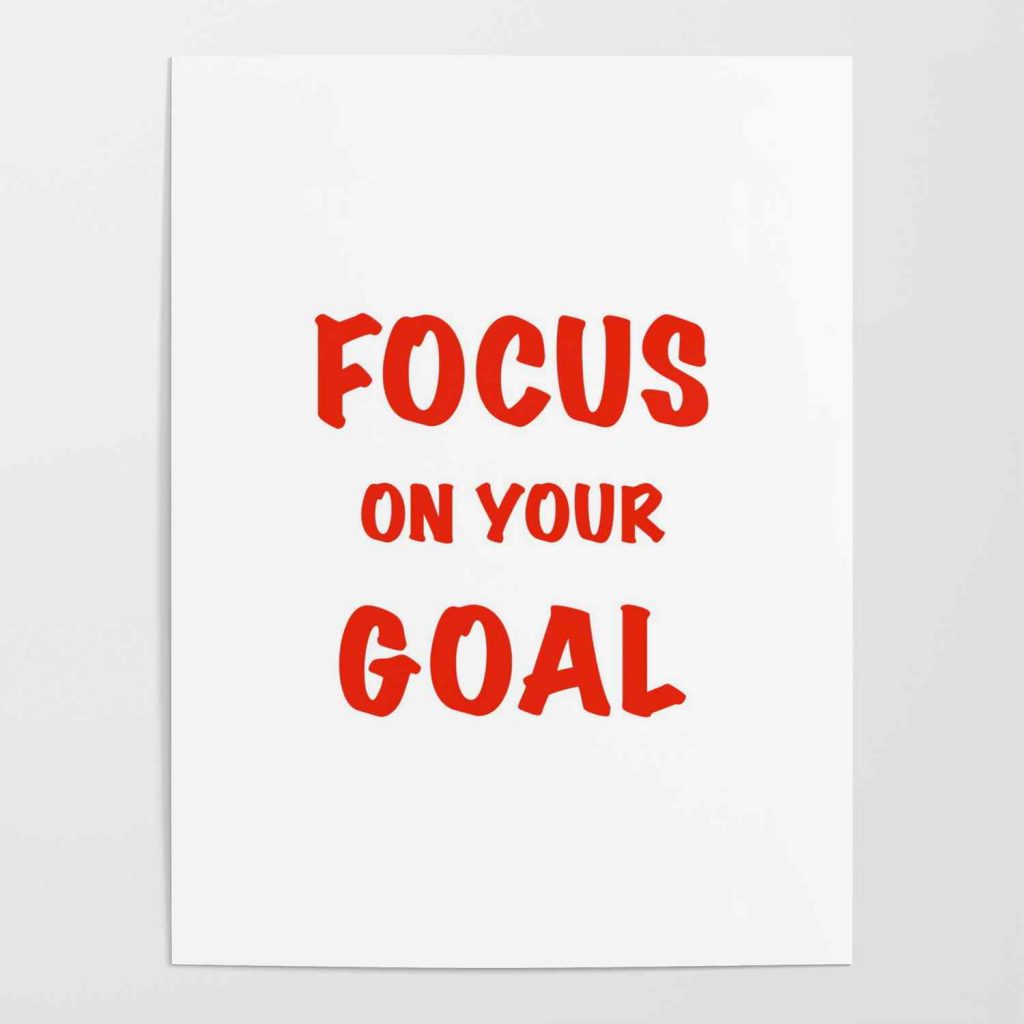 Successful YouTuber - focus on your goal